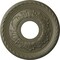 Ekena Millwork Palmetto Ceiling Medallion (Fits Canopies up to 4 7/8"), 12 1/8"OD x 3 1/2"ID x 1"P, Spartan Stone CM12PMSSF - alternate 1